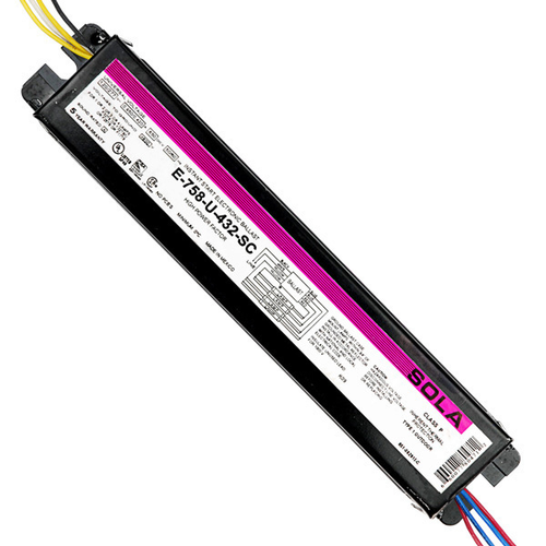 F32/25/17T8 4 FOOT T8 120V/277V 3 OR 4 LAMP INSTANT START ELECTRONIC FLUORESCENT BALLAST