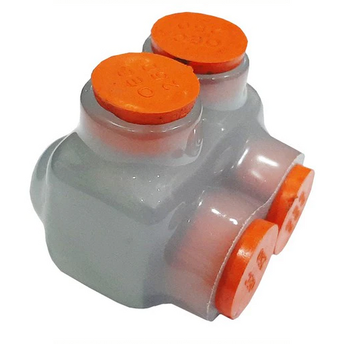 2/0-#6 DUAL ENTRY CLEAR INSULATED CONNECTOR BLOCKS