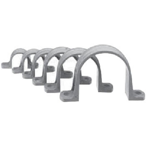    1/2'' PVC PIPE STRAP 2HOLE-IPEX-QUERMBACK-Default-Covalin Electrical Supply   