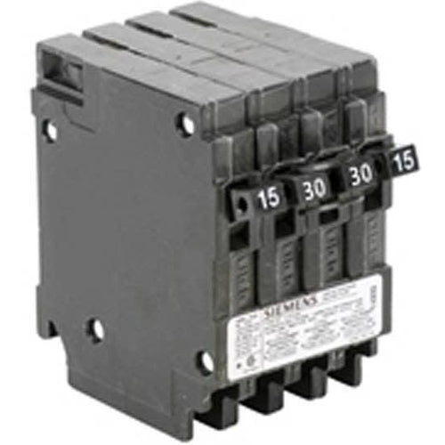   SIEMENS 15A/30A/15A QUAD PUSH-IN CIRCUIT BREAKER Q21530CTNC-SIEMENS-DEALER SOURCE-Default-Covalin Electrical Supply  