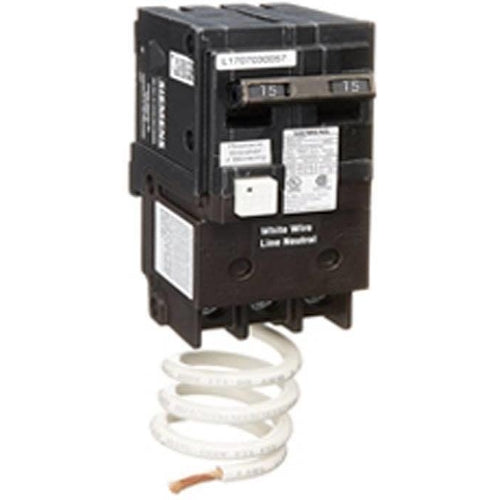 SIEMENS 15A 2 POLE GROUND FAULT PUSH-IN CIRCUIT BREAKER QF215-SIEMENS-DEALER SOURCE-Default-Covalin Electrical Supply