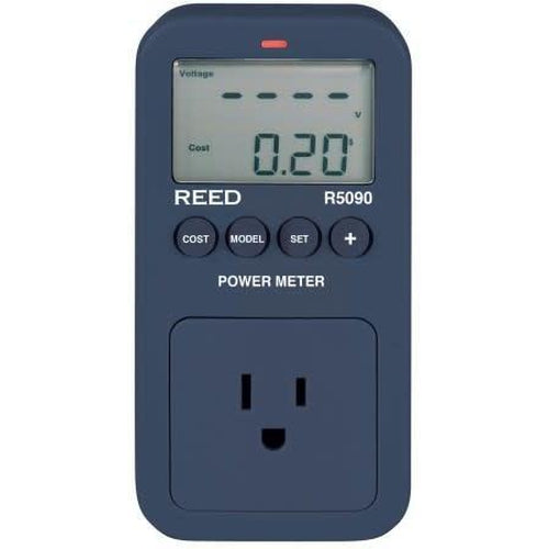 Watt Meter Reed R5000 POWER METER, PLUG-IN – Covalin Electrical Supply