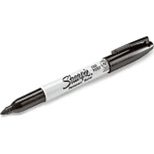 Sharpie Fine Permanent Markers, Black-SHARPIE-STAPLES-Default-Covalin Electrical Supply