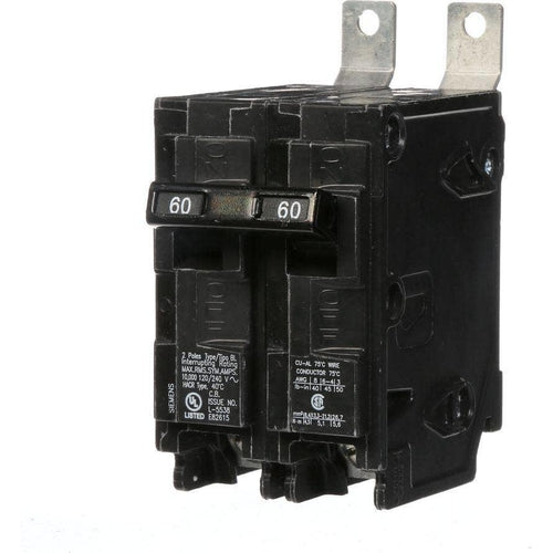 SIEMENS 2 POLE 60A BOLT-ON BREAKER B260-SIEMENS-DEALER SOURCE-Default-Covalin Electrical Supply