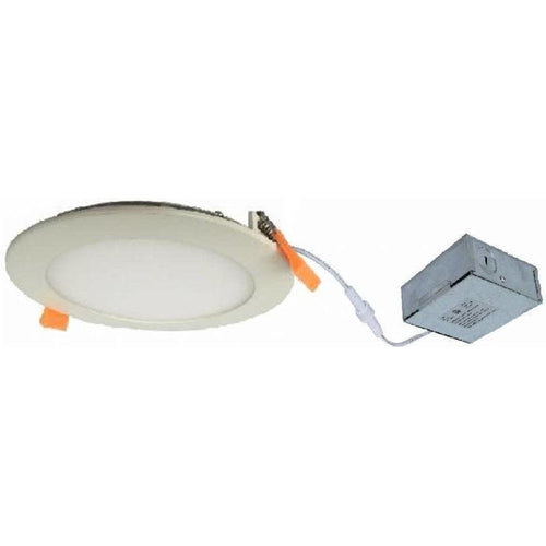  SLIM LED DOWNLIGHT 6'', 12W, 700LMN, 5000K, WHITE-ORTECH-CROWN DISTRIBUTION-Default-Covalin Electrical Supply 