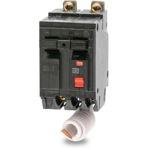 GENERAL ELECTRIC 2 POLE 15A BOLT ON GROUND-FAULT BREAKER THQB2115GFT-GENERAL ELECTRIC-DEALER SOURCE-Default-Covalin Electrical Supply