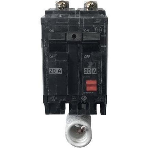 GENERAL ELECTRIC 2 POLE 20A BOLT ON GROUND-FAULT BREAKER THQB2120GFT-GENERAL ELECTRIC-DEALER SOURCE-Default-Covalin Electrical Supply