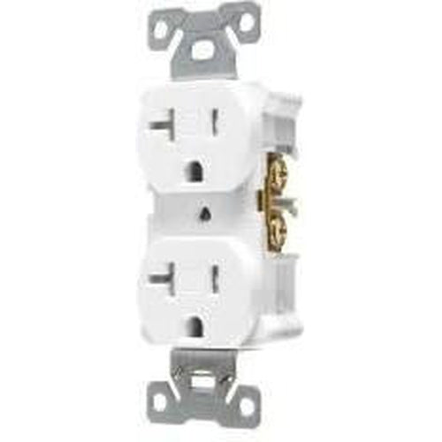 20A/125V STANDARD DUPLEX OUTLET - WHITE-VISTA-VISTA-Default-Covalin Electrical Supply
