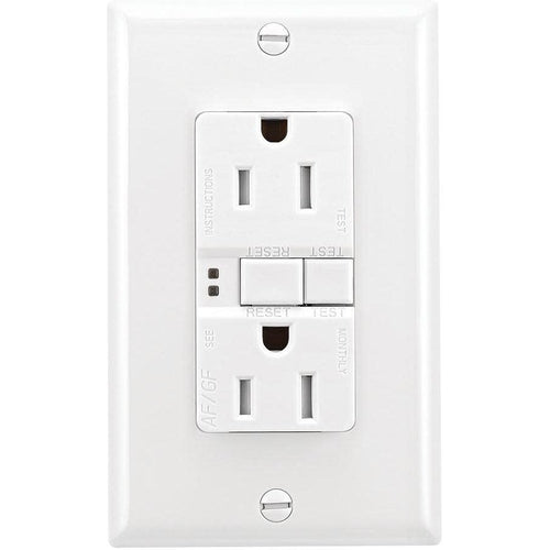 EATON 15A TR COMBO AFCI/GFCI RECEPTACLE-EATON-VAUGHAN-Default-Covalin Electrical Supply